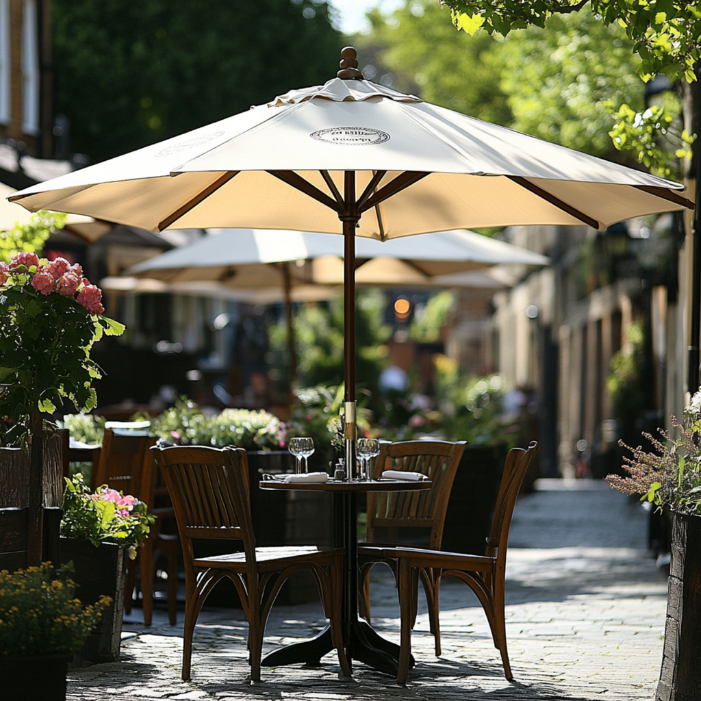 Branded Parasols: How to Increase Customer Spend in Your Outdoor Space
