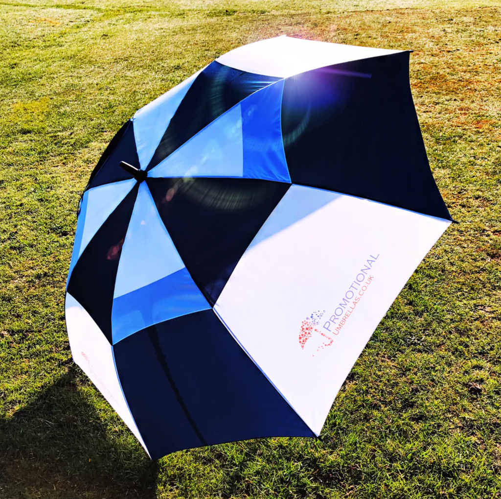 Weather the Storm in Style: The Cyclone Auto Vented Golf Umbrella as Your Brand Champion