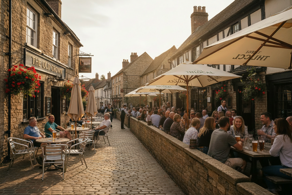 A Sunny Saturday: Why Some Pub Gardens Fill Up Faster Than Others