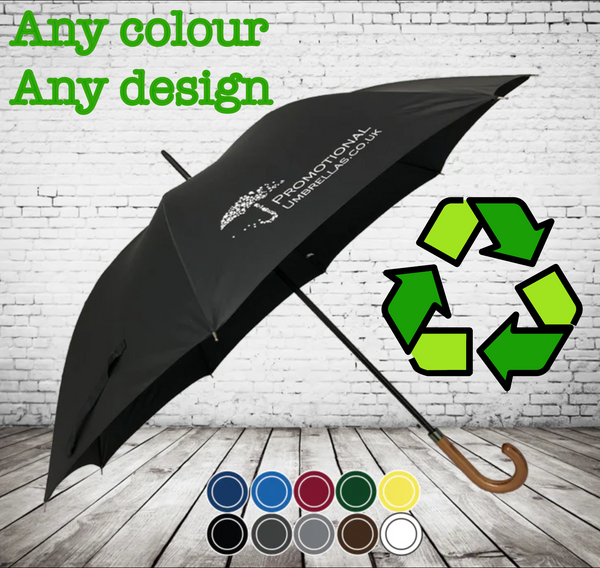 ECO Automatic Corporate Gents Walking Umbrella - HIGH QUALITY - BIGGER CANOPY