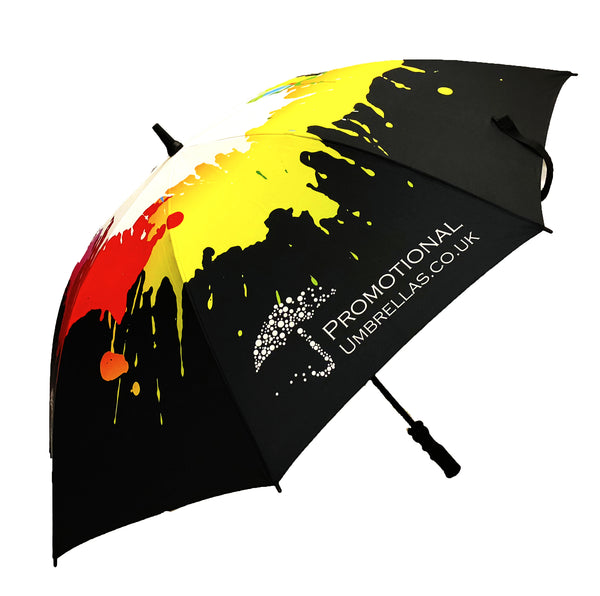 Atlantic Storm Golf Umbrella- Superb image continuation from panel to panel