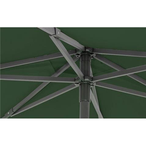 Mayfair 2 metre round aluminium printed parasol inside