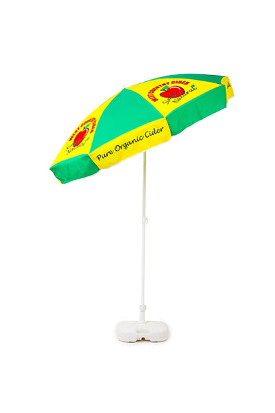 Branded Pub Parasols tilted