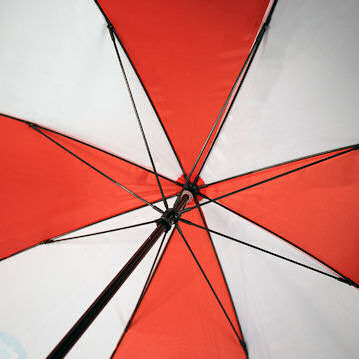 Susino Golf Fibre Light Umbrella- The inside of the cheapest stromproof promotional umbrella
