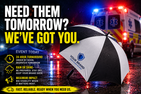 Last-Minute Event? Why 24-Hour Printed Umbrellas Could Save Your Marketing