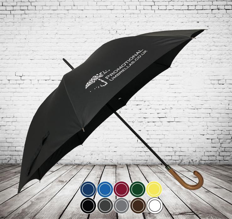 Automatic Corporate Gents Walking Umbrella - A true classic