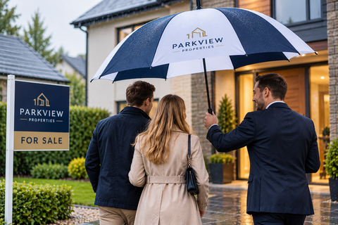 Why Branded Umbrellas Are a Smart Marketing Tool for Estate Agents and Property Developers