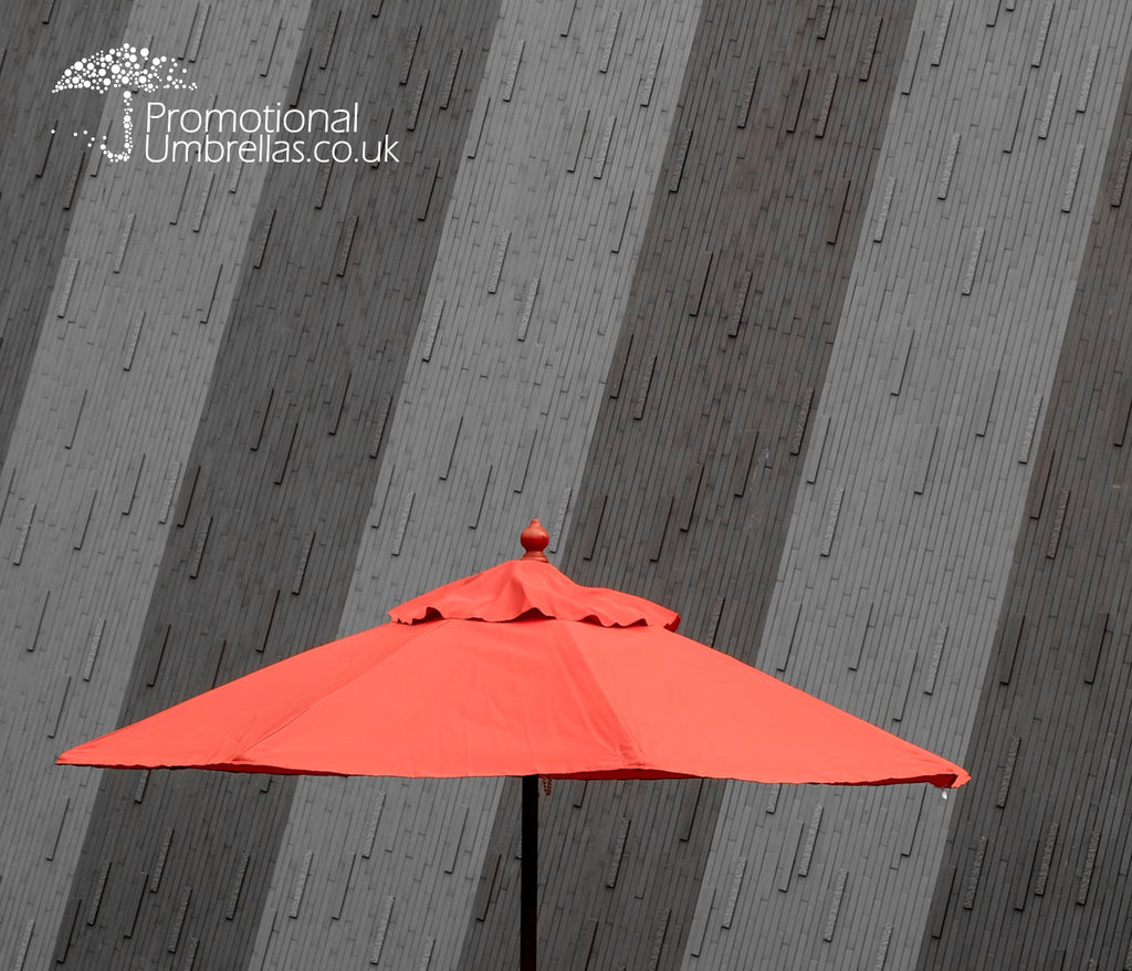 Branded Parasols London - parasols built for the capital.