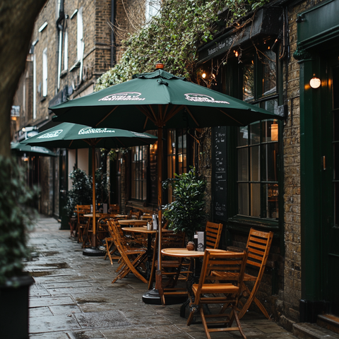 Shade, Style, and Sales: The Benefits of Promotional Parasols for Pubs, Bars, and Restaurants