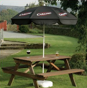 Printed Pub Parasols - perfect for the Summer months