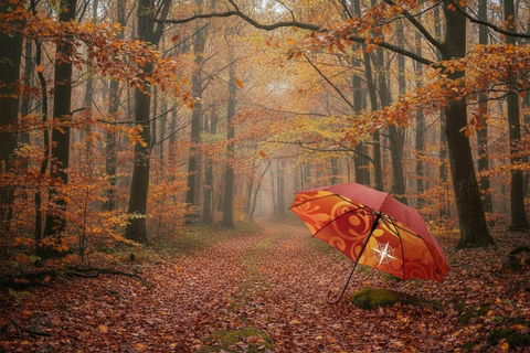 Make Your Brand Unmissable This Autumn with Promotional Umbrellas