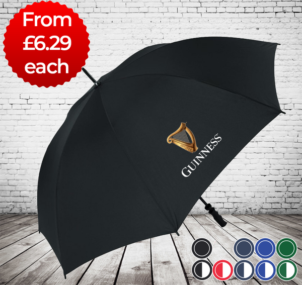 Susino Golf Fibre Light Umbrella- CHEAPEST STORMPROOF Promotional Umbrellas - As low as £6.29 each Printed & Delivered