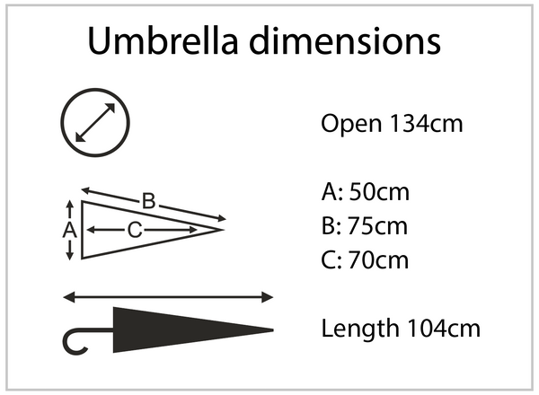 Henley Automatic Golf Umbrella - FULL CANOPY PRINT