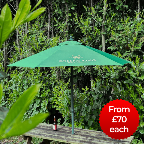 Mayfair 2.4 Metre Round Aluminium Promotional Parasols