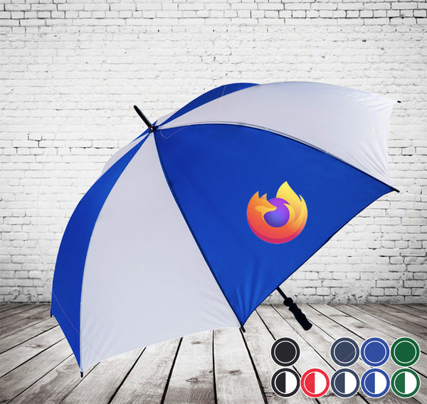 Susino Golf Fibre Light Umbrella- CHEAPEST STORMPROOF Promotional Umbrellas - As low as £6.29 each Printed & Delivered