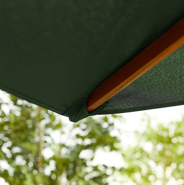 Windsor 3 x 2  Metre Rectangular Wooden Printed Parasol