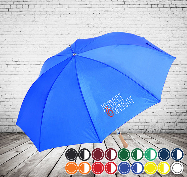 Budget Golf Umbrella - CHEAPEST GOLF UMBRELLA - From £5.95 each Printed & Delivered