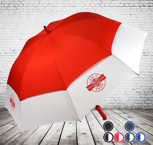 ProBrella Vented Golf Umbrella  - HIGHEST QUALITY UK - BESPOKE COLOURS - From £16.52 each Printed & Delivered