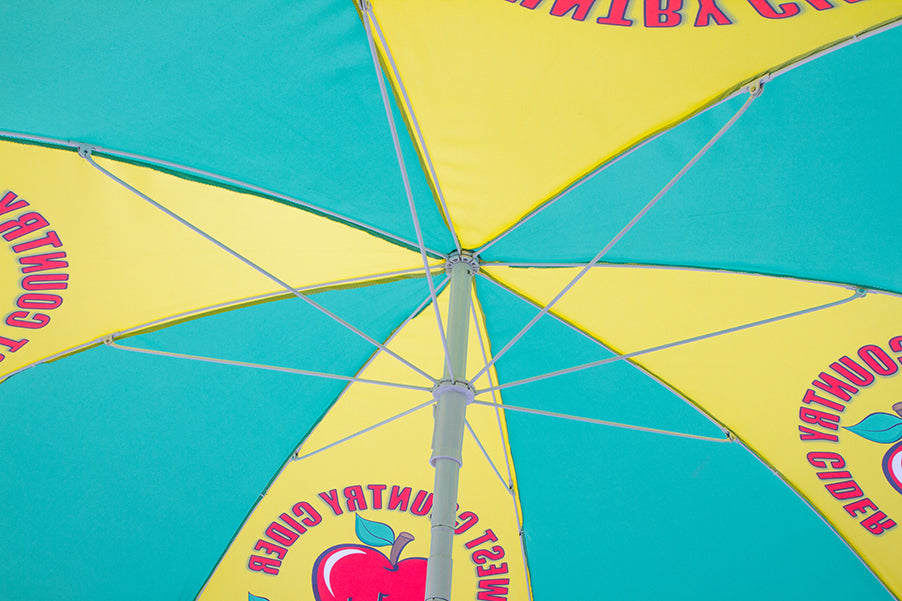 beer logo patio umbrellas uk Branded Pub Parasols 1.8m